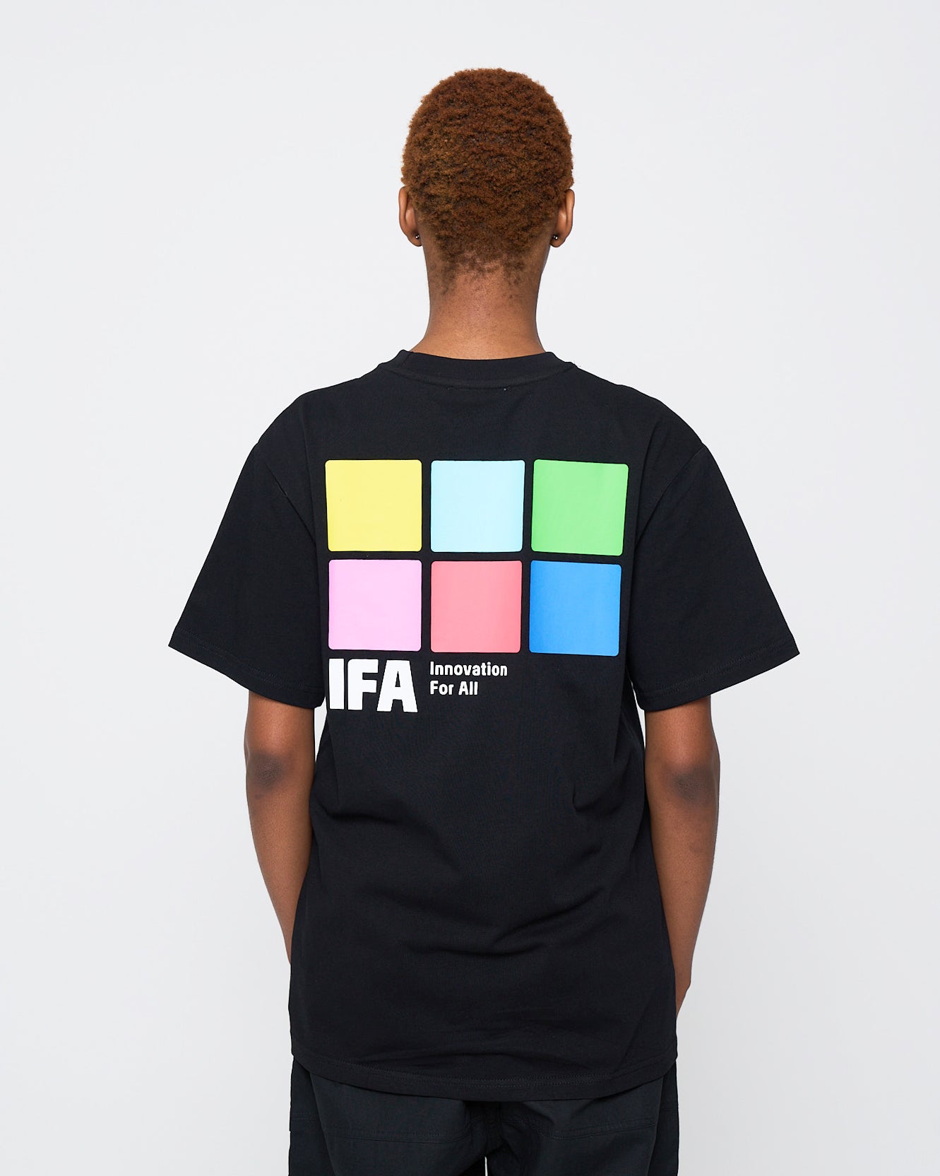 IFA COLORBLOCK TEE - BLACK