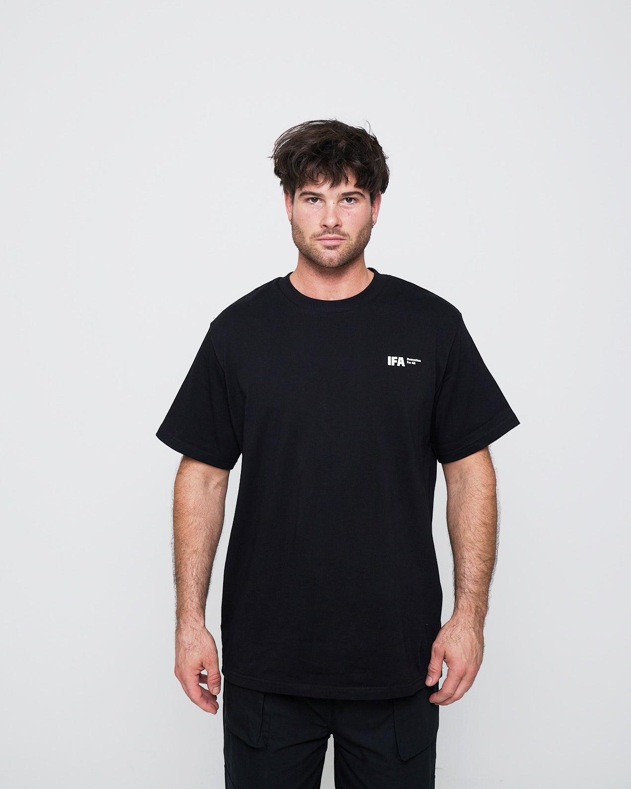 IFA COLORBLOCK TEE - BLACK