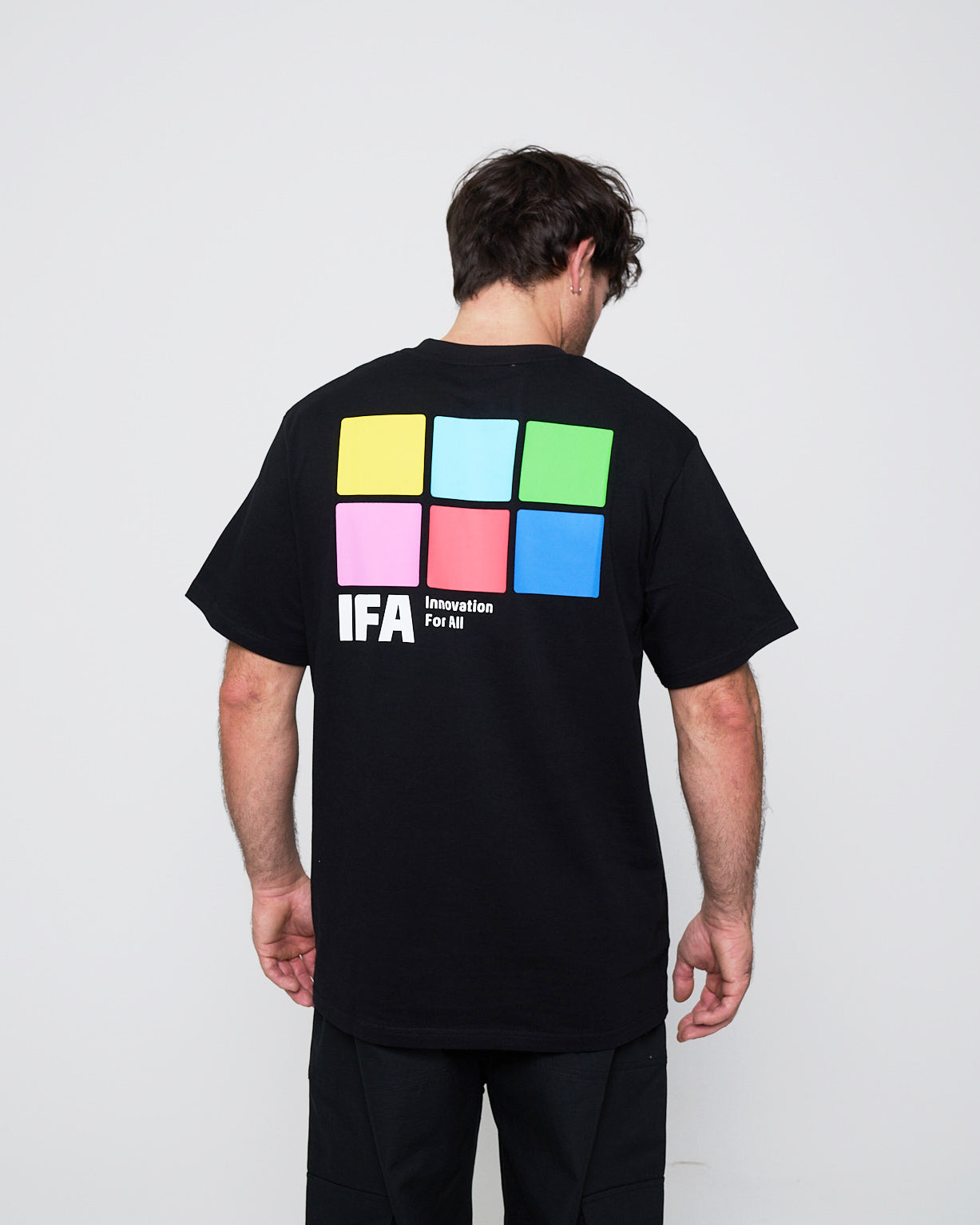 IFA COLORBLOCK TEE - BLACK